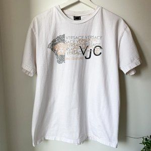 VERSACE JEANS COUTURE White Graphic T-Shirt